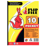 Kangaroo A4 10 Pocket Flip File 